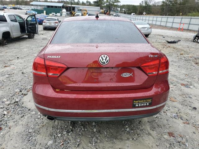 1VWBS7A36FC016583 - 2015 VOLKSWAGEN PASSAT SE RED photo 6