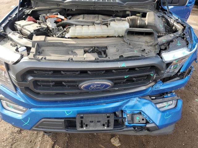 1FTFW1ED6MFC71626 - 2021 FORD F150 SUPERCREW BLUE photo 11