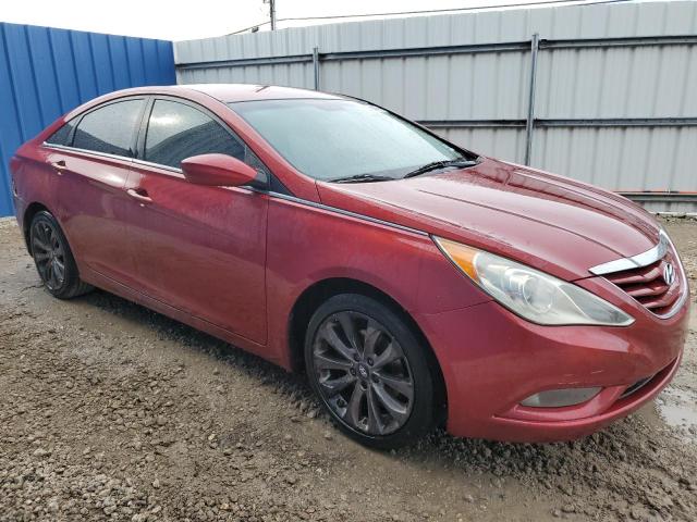 5NPEB4ACXDH507934 - 2013 HYUNDAI SONATA GLS RED photo 4