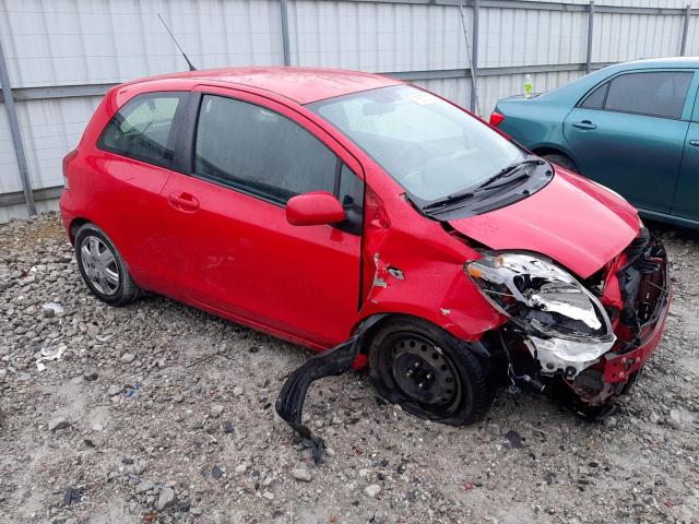 JTDJT4K32A5289803 - 2010 TOYOTA YARIS RED photo 4