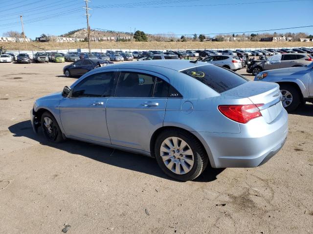 1C3CCBAB6EN142285 - 2014 CHRYSLER 200 LX BLUE photo 2