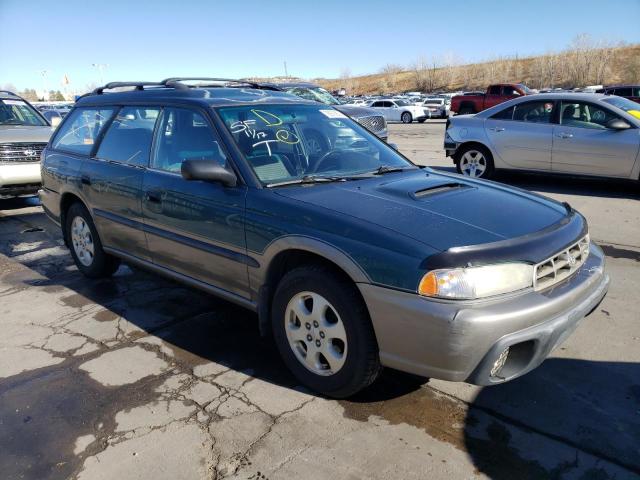 4S3BG6853X7648103 - 1999 SUBARU LEGACY OUTBACK GREEN photo 4