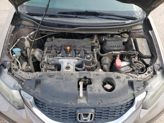 19XFB2F58FE100379 - 2015 HONDA CIVIC LX BROWN photo 11