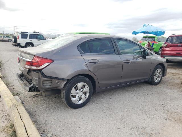 19XFB2F58FE100379 - 2015 HONDA CIVIC LX BROWN photo 3