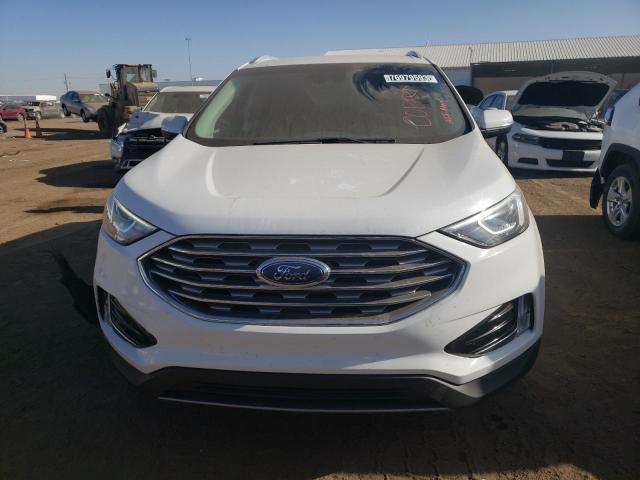 2FMPK4J97KBB25071 - 2019 FORD EDGE SEL WHITE photo 5