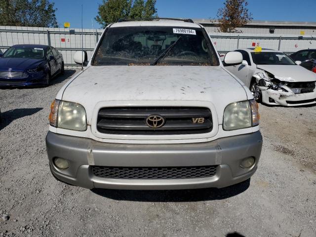 5TDBT44A22S133546 - 2002 TOYOTA SEQUOIA SR5 WHITE photo 5