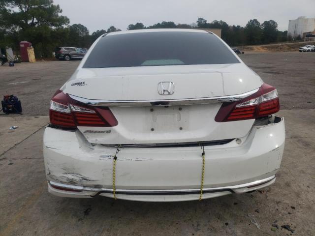 1HGCR2F37GA058919 - 2016 HONDA ACCORD LX WHITE photo 6