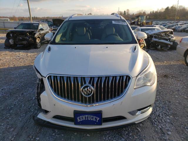 5GAKVDKD0DJ160608 - 2013 BUICK ENCLAVE WHITE photo 5