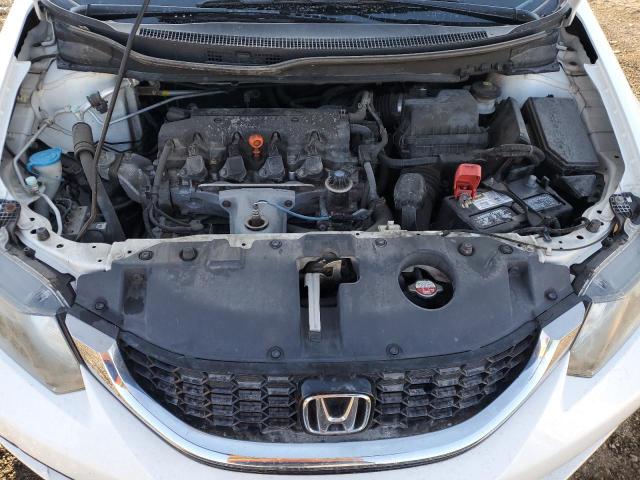 19XFB2F91EE078789 - 2014 HONDA CIVIC EXL თეთრი ფოტო 11
