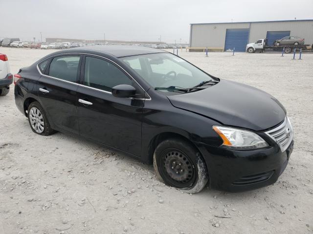 3N1AB7AP3FL660440 - 2015 NISSAN SENTRA S BLACK photo 4