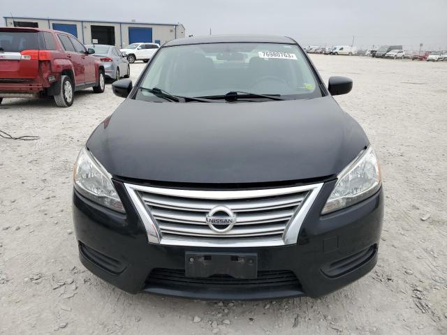 3N1AB7AP3FL660440 - 2015 NISSAN SENTRA S BLACK photo 5