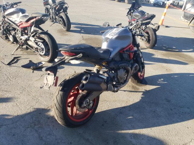 ZDM1RBTS6HB024696 - 2017 DUCATI MONSTER 821 TWO TONE photo 4