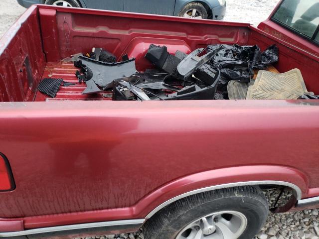 1GCCS14Z9R8241575 - 1994 CHEVROLET S TRUCK S10 MAROON photo 10