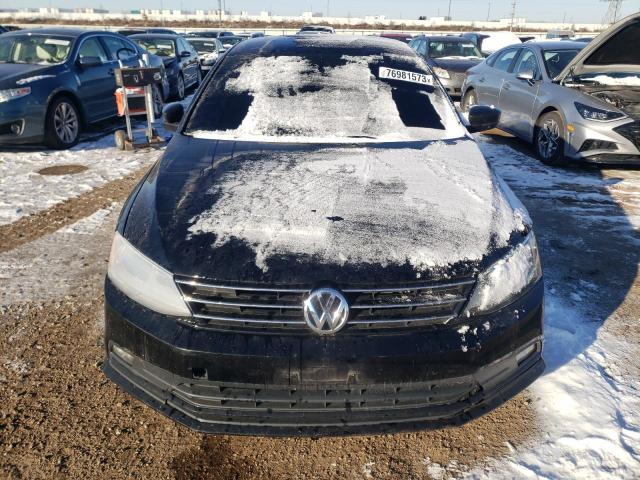 3VWD17AJ7FM345737 - 2015 VOLKSWAGEN JETTA SE BLACK photo 5