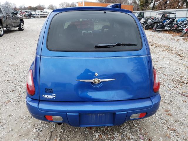 3A4FY58B96T252423 - 2006 CHRYSLER PT CRUISER TOURING BLUE photo 6