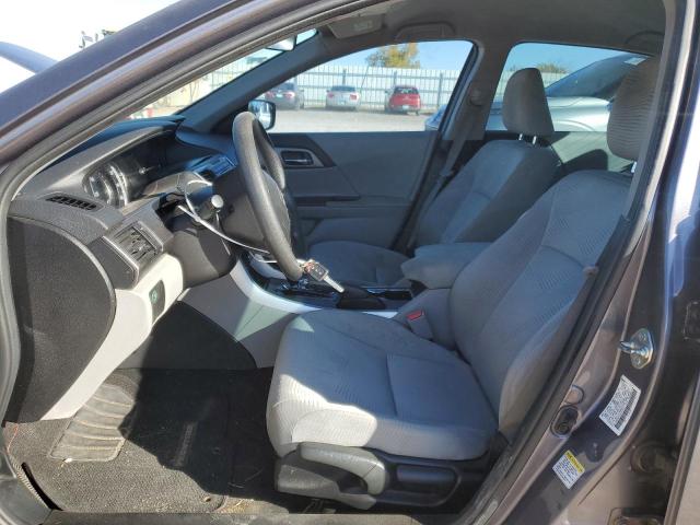 1HGCR2F30FA184912 - 2015 HONDA ACCORD LX GRAY photo 7