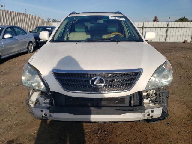 JTJHW31U472034233 - 2007 LEXUS RX 400H WHITE photo 5