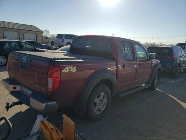 1N6AD07W17C460969 - 2007 NISSAN FRONTIER CREW CAB LE BURGUNDY photo 3