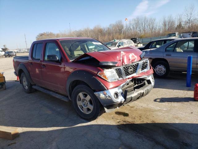 1N6AD07W17C460969 - 2007 NISSAN FRONTIER CREW CAB LE BURGUNDY photo 4