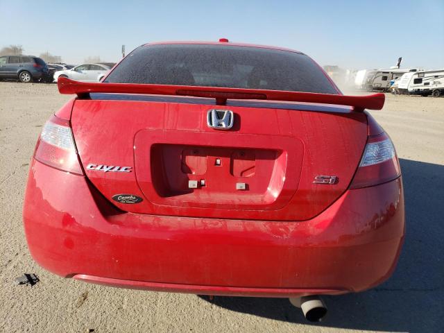 2HGFG21568H707916 - 2008 HONDA CIVIC SI RED photo 6