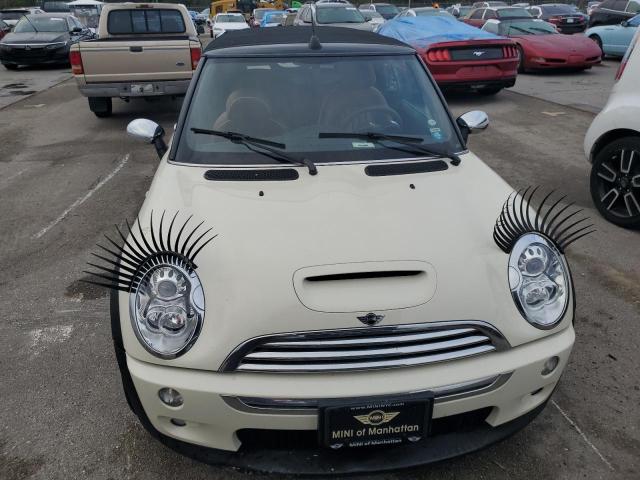 WMWRH33518TU80498 - 2008 MINI COOPER S WHITE photo 5