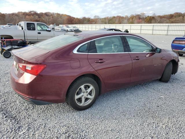 1G1ZB5ST0GF186788 - 2016 CHEVROLET MALIBU LS MAROON photo 3