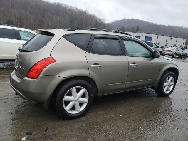 JN8AZ08W24W314808 - 2004 NISSAN MURANO SL SILVER photo 3