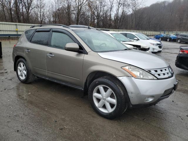 JN8AZ08W24W314808 - 2004 NISSAN MURANO SL SILVER photo 4