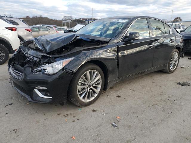 JN1EV7BRXPM540571 - 2023 INFINITI Q50 LUXE BLACK photo 1