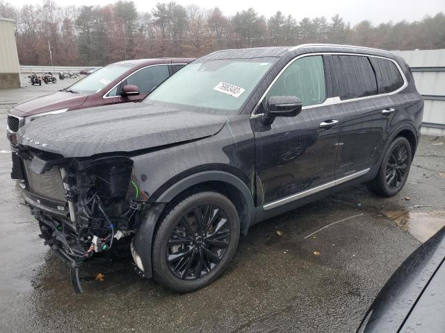 5XYP5DHC3LG011238 - 2020 KIA TELLURIDE SX BLACK photo 1