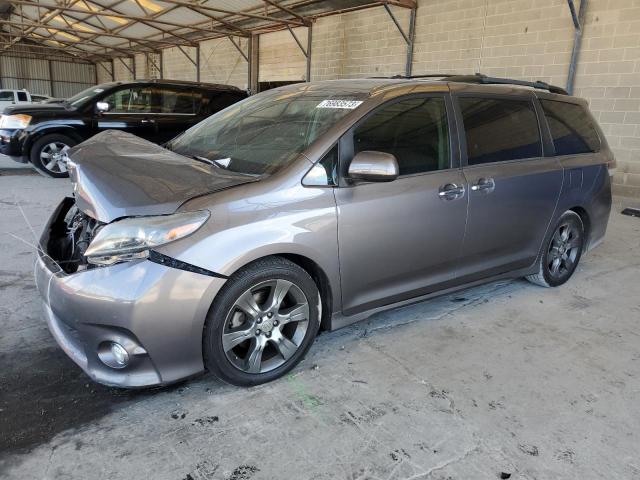 5TDXK3DC5FS572895 - 2015 TOYOTA SIENNA SPORT GRAY photo 1