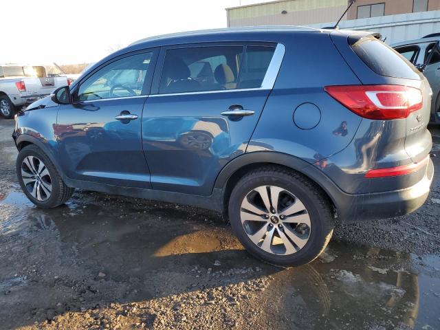 KNDPC3A26B7019203 - 2011 KIA SPORTAGE EX BLUE photo 2