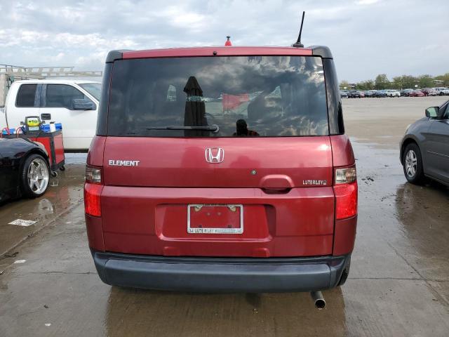 5J6YH28706L016922 - 2006 HONDA ELEMENT EX RED photo 6