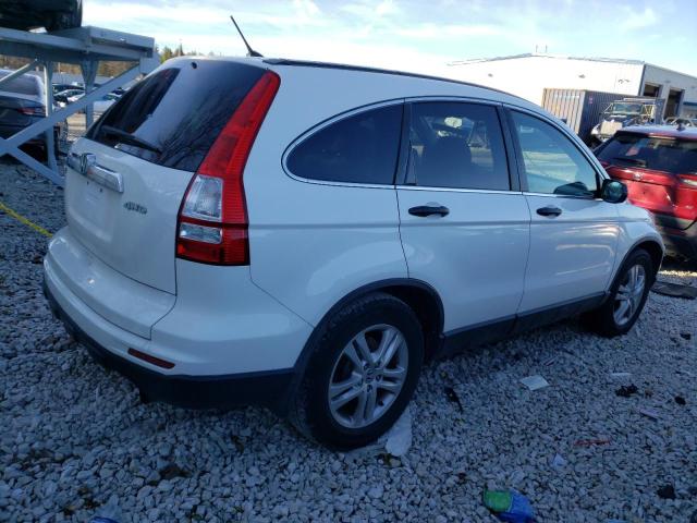 5J6RE4H57AL038237 - 2010 HONDA CR-V EX WHITE photo 3