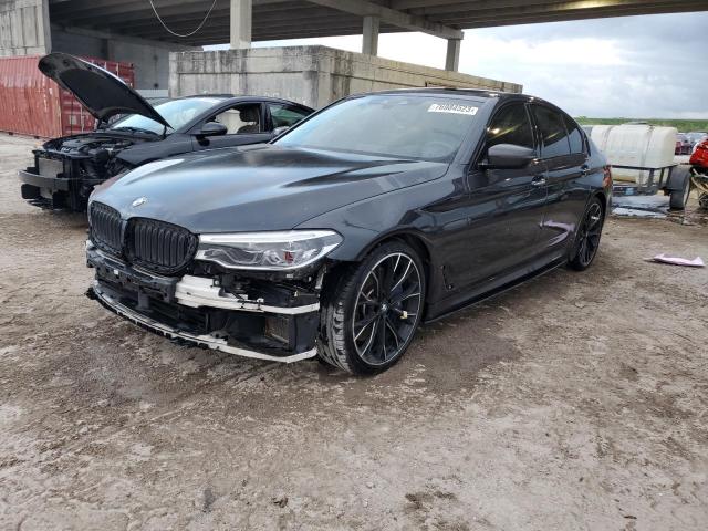 WBAJB9C57JG464337 - 2018 BMW M550XI BLACK photo 1