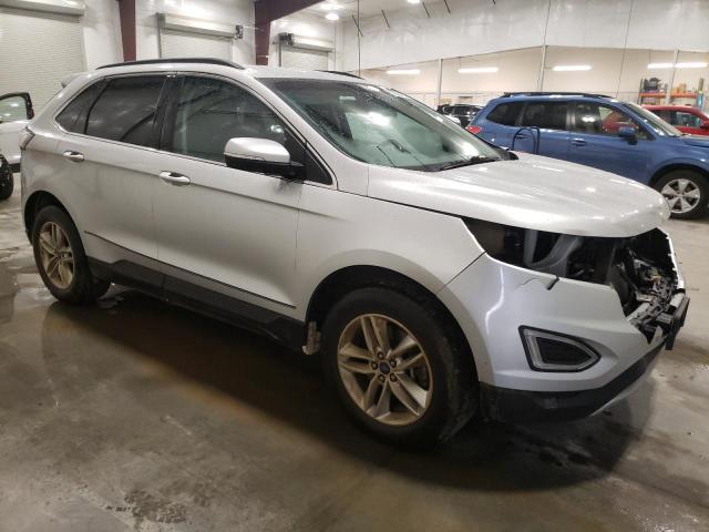 2FMPK4J98GBB66882 - 2016 FORD EDGE SEL SILVER photo 4