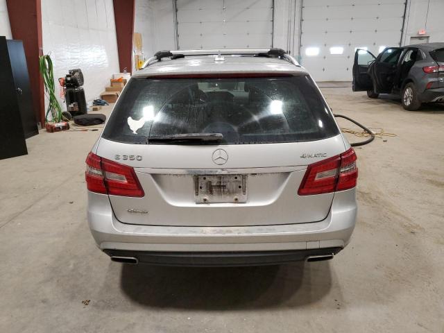 WDDHH8JB2DA729195 - 2013 MERCEDES-BENZ E 350 4MATIC WAGON SILVER photo 6