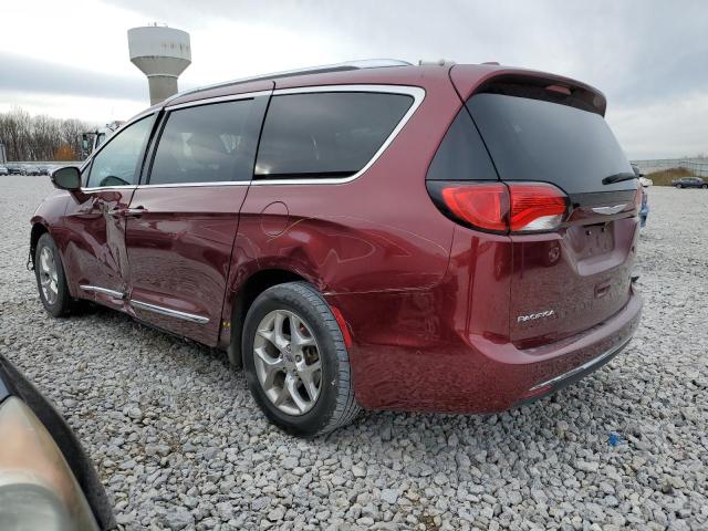 2C4RC1GGXHR531540 - 2017 CHRYSLER PACIFICA LIMITED BURGUNDY photo 2