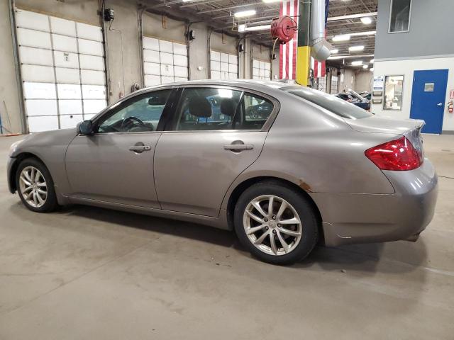 JNKBV61F88M268216 - 2008 INFINITI G35 GRAY photo 2