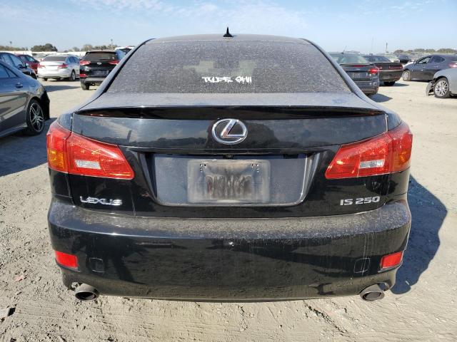 JTHBK262185057389 - 2008 LEXUS IS 250 BLACK photo 6