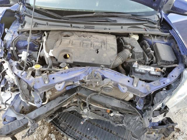 2T1BURHE6HC796482 - 2017 TOYOTA COROLLA L BLUE photo 11