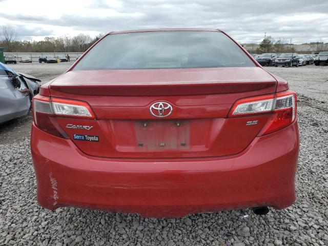 4T1BF1FK6EU741156 - 2014 TOYOTA CAMRY L RED photo 6