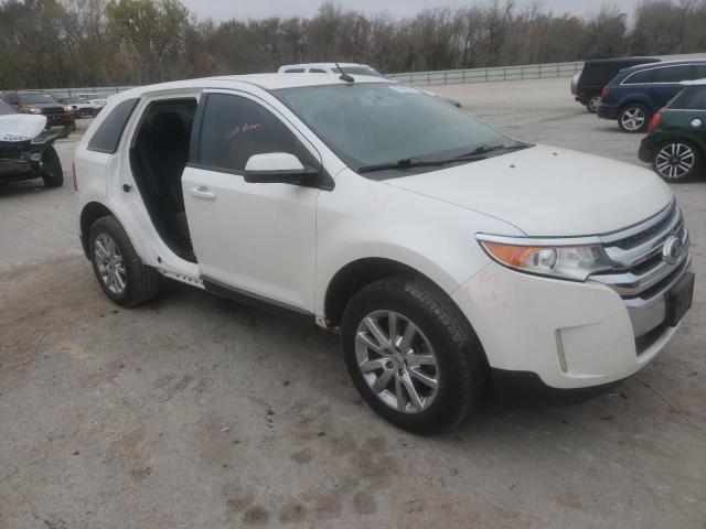 2FMDK3JC7EBB64207 - 2014 FORD EDGE SEL WHITE photo 4