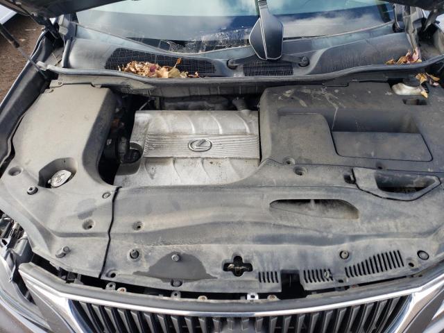 2T2BK1BA1CC131121 - 2012 LEXUS RX 350 GRAY photo 12