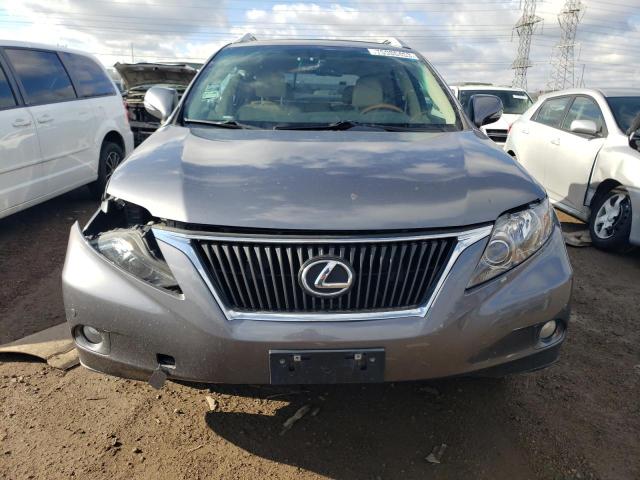 2T2BK1BA1CC131121 - 2012 LEXUS RX 350 GRAY photo 5