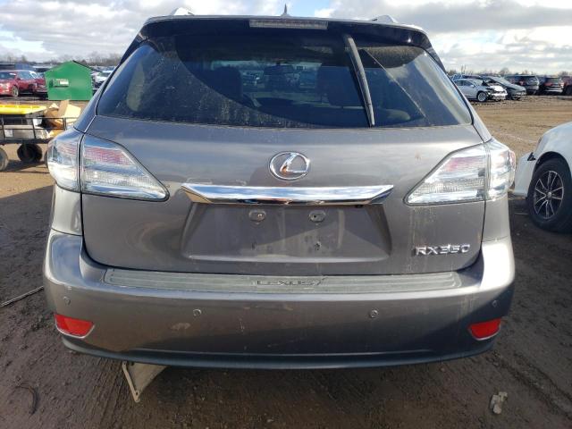 2T2BK1BA1CC131121 - 2012 LEXUS RX 350 GRAY photo 6