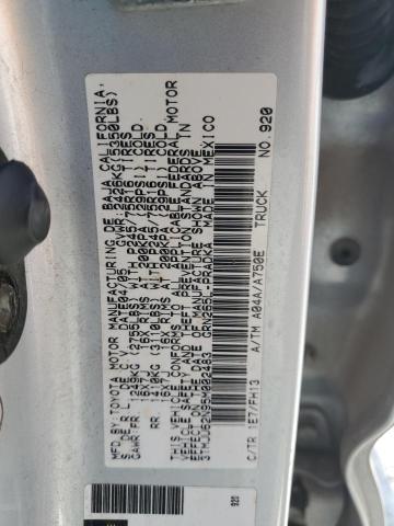 3TMJU62N95M002483 - 2005 TOYOTA TACOMA DOUBLE CAB PRERUNNER SILVER photo 12