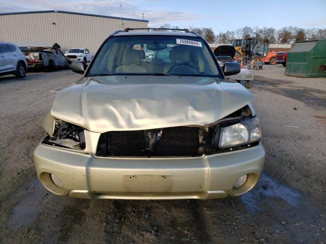 JF1SG65663H755329 - 2003 SUBARU FORESTER 2.5XS GOLD photo 5