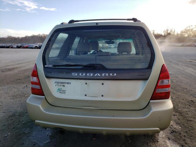 JF1SG65663H755329 - 2003 SUBARU FORESTER 2.5XS Золотой фото 6