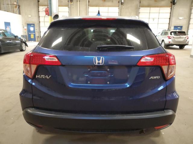 3CZRU6H72HM713176 - 2017 HONDA HR-V EXL BLUE photo 6